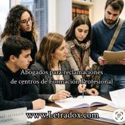 Abogados reclamacion Universidad y centro de formación profesional